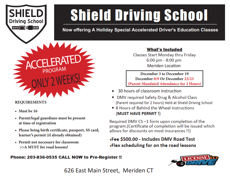 Capture4 Shield Driving School CT