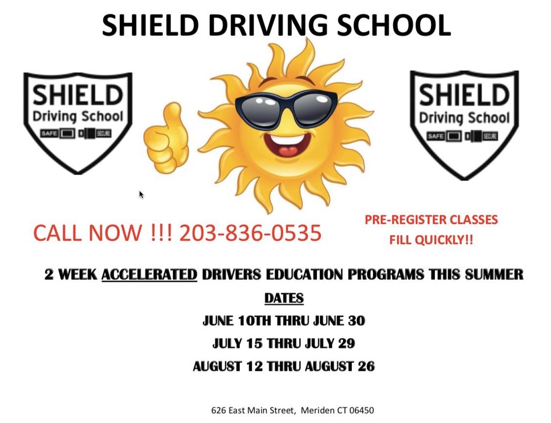 Página de inicio Shield Driving School CT